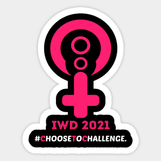 8 IWD 2021 Choose To Challenge Sticker